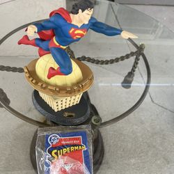 Supermán Statue Daily Planet 🌍  Hallmark DC Super Heroes Figure 1996 