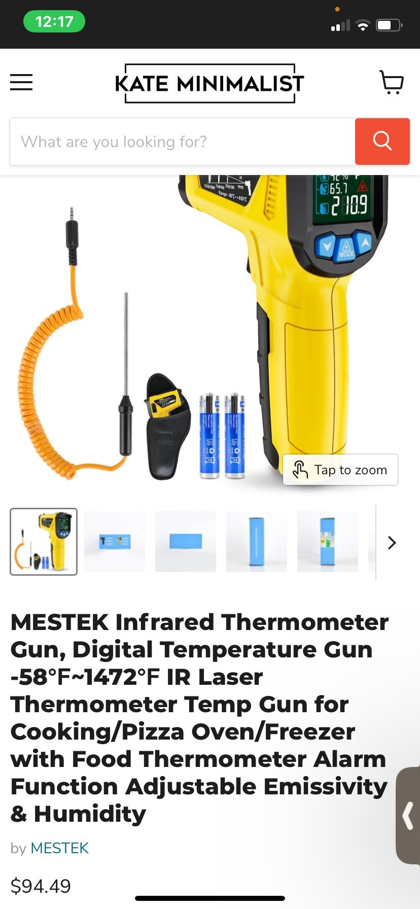 Industrial Infraded thermometer