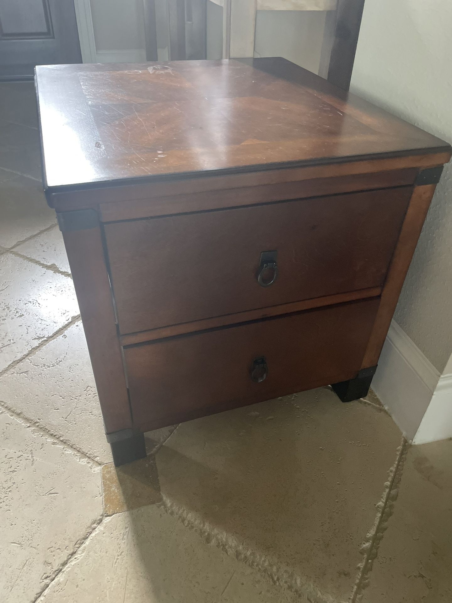 2 Corner Tables For sale 100% Wood $150