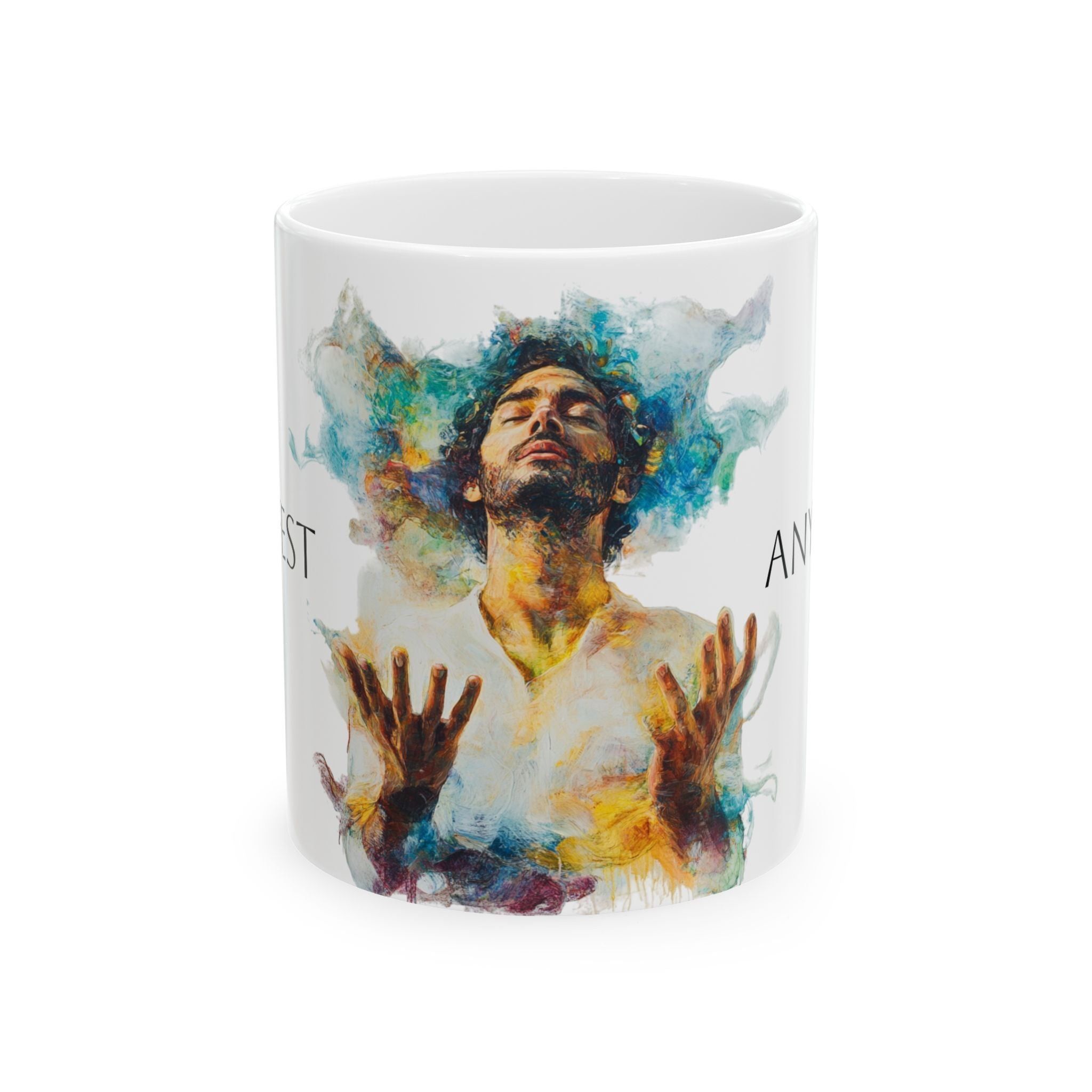 NEW - “Manifest Anything,” Inspirational Quote Ceramic Coffee Mug