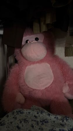 big Pink Gorilla stuff animal