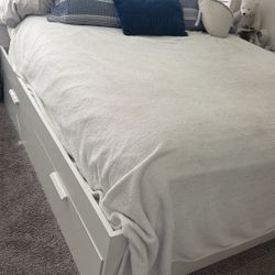 IKEA Bed frame With King Size Mattress
