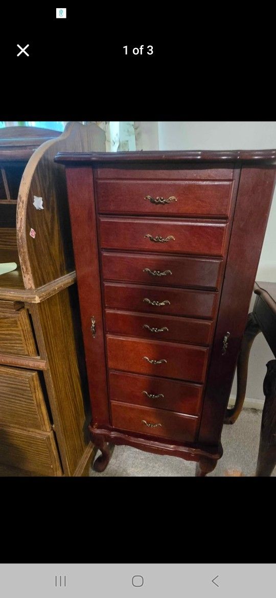 Vintage Jewelry Armoire