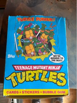Vintage unopened TMNT cards