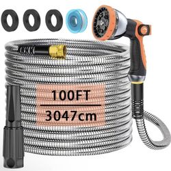 100ft garden hose with spray nozzles price firm