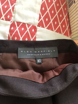 Bark color skirt Alex Garfield