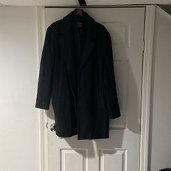 Abercrombie & Fitch Black teddy coat size xs, great condition