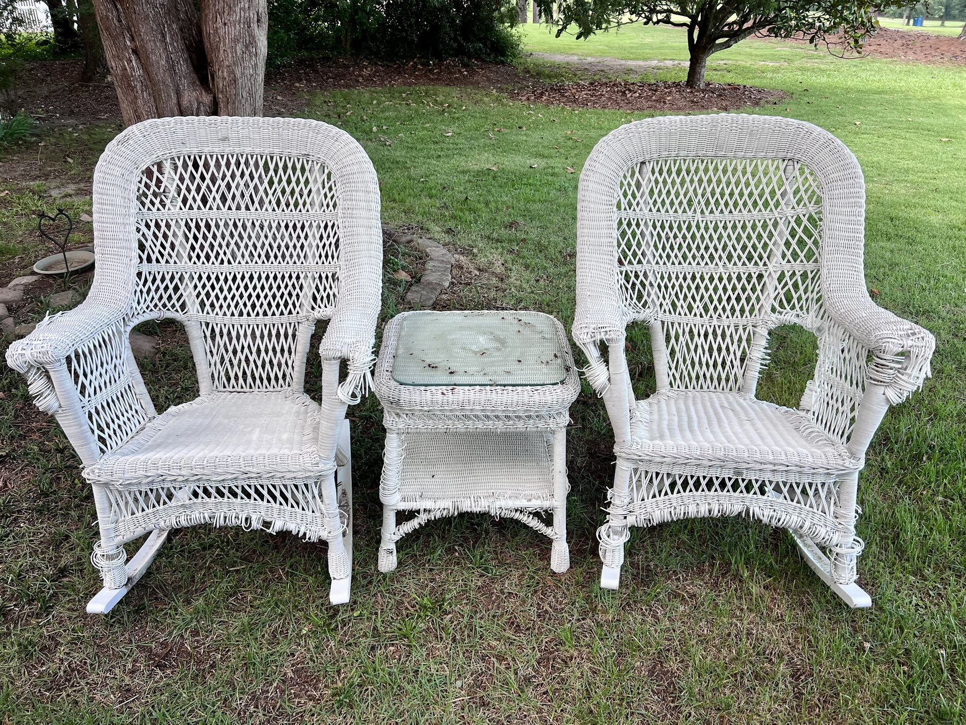 Deck Chairs and Table