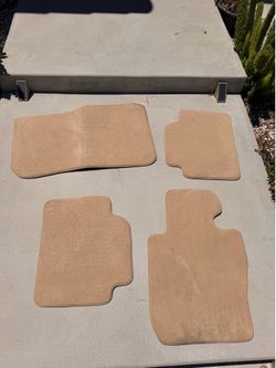 tan/ beige car mats