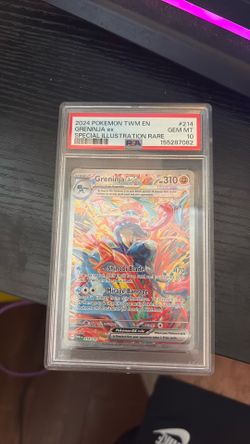 PSA 10 Greninja #214 Twilight Masquerade Pokemon Card