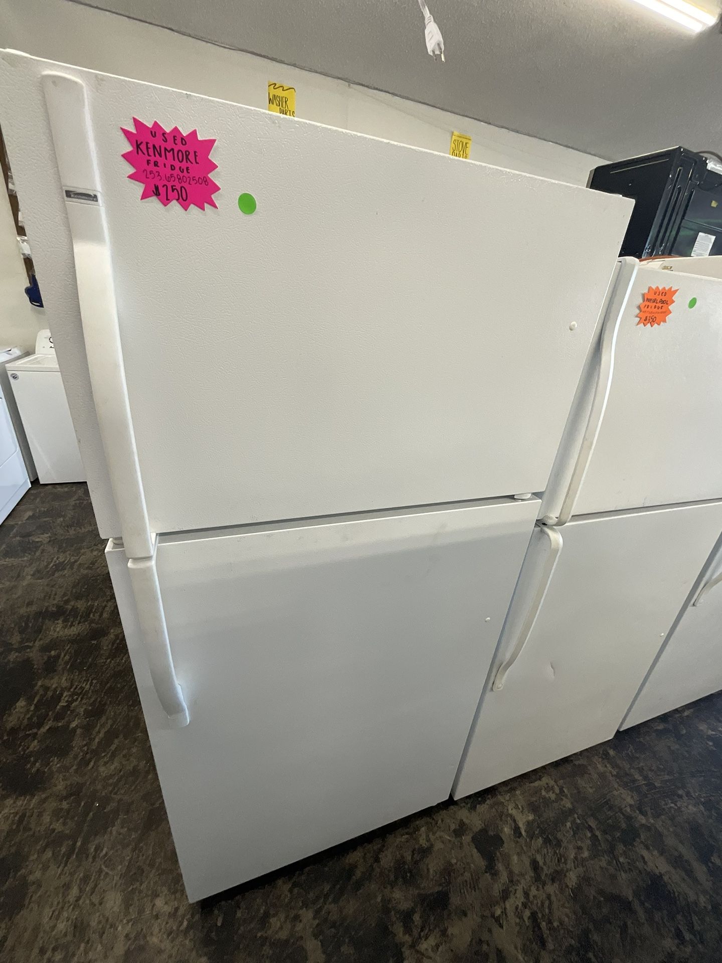 USED KENMORE FRIDGE: MANAGER’S SPECIAL!