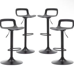 Set of 4 Modern Bar 