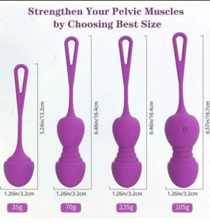 Kegel Balls Weighted Exercise Products for Women with Beginner & Advanced (6-Piece Set)