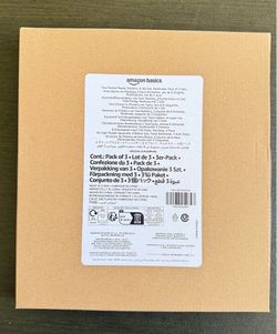 AMAZON BASICS TWO POCKET PLASTIC DIVIDERS FOR 3 RING BINDER, 8 TABS