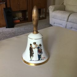 Norman Rockwell Violetta China School Days Bell - First Issue, Numbered