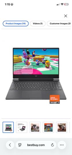 HP - Victus 15.6" 144Hz Full HD Gaming Laptop - AMD Ryzen 7 7445HS (2023) - 16GB Memory - NVIDIA GeForce RTX 4050 - 512GB SSD - Mica Silver