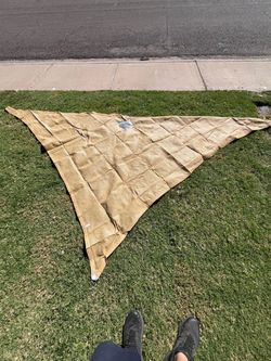 Triangular Sun Shade Sail with Hardware