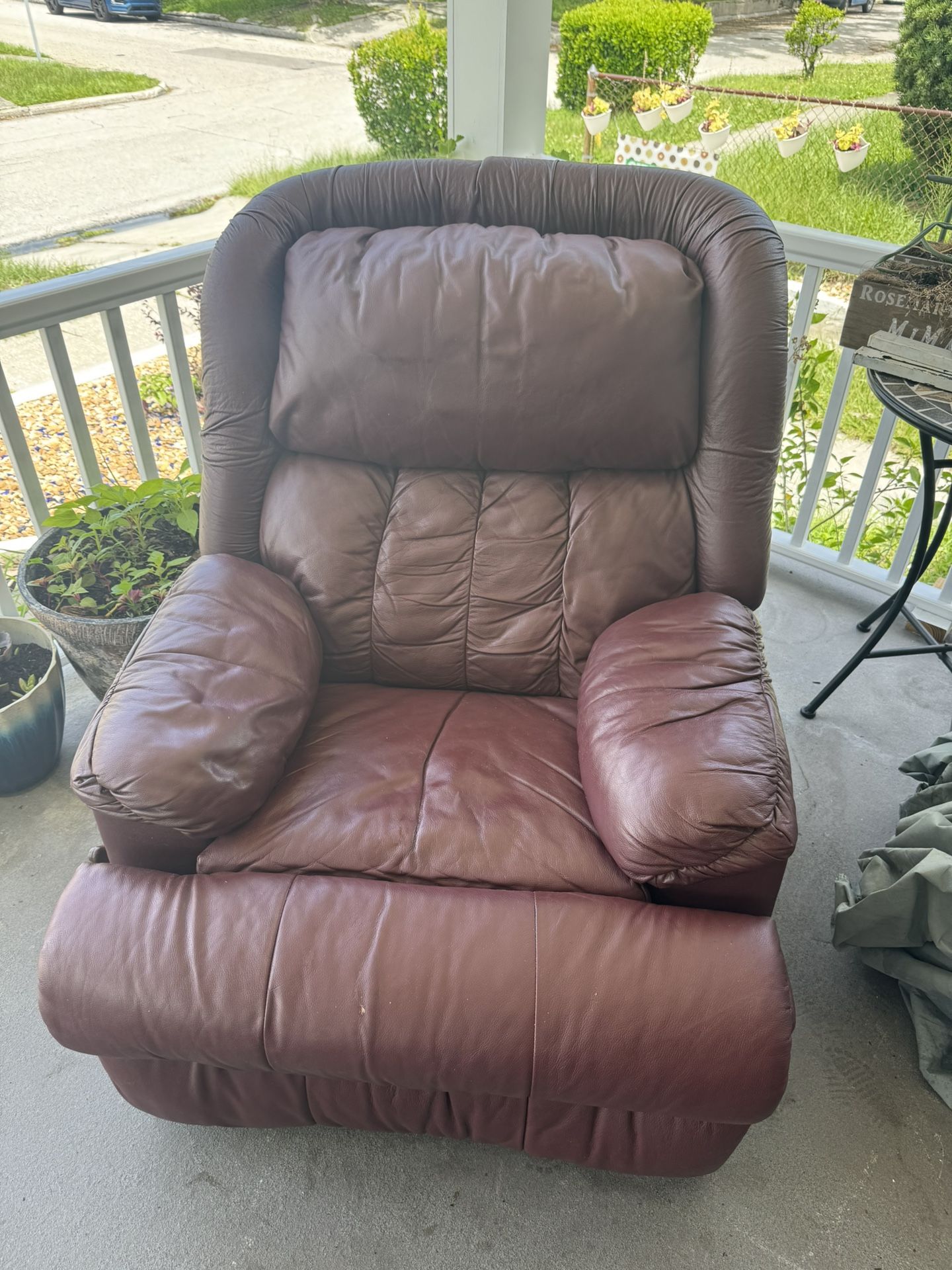Free Leather Recliner
