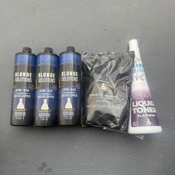 Blonde Solution Developer Bleach & Toner