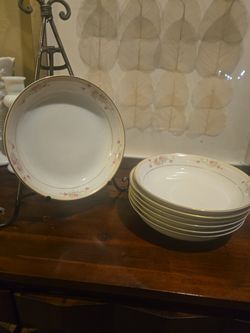 Antique Nippon Moritake Bowls (7pc Set) – 1918–1921
