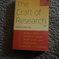 The Craft Of Research Fourth Edition 