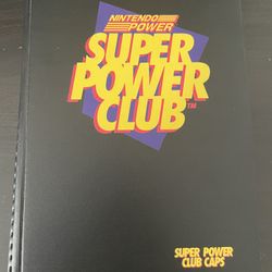 Nintendo Power Super Power Club Cap Set RARE