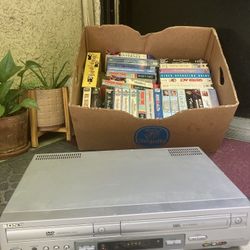 Sony Vhs Dvd Combo With Tapes