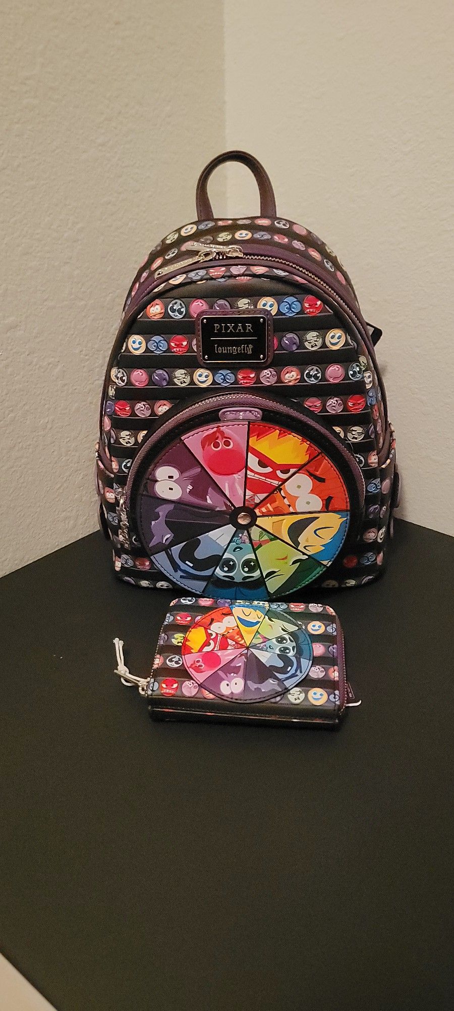 Disney Inside Out Loungefly Backpack NWT