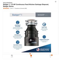 Hi everyone we have this garbage disposal only $75 no tax new open box No we locate in hesperia if you interstate massage me for directions only $