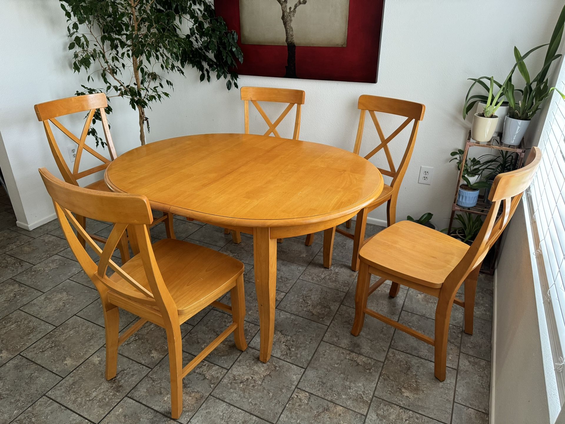 Dining Table With 5 Chairs