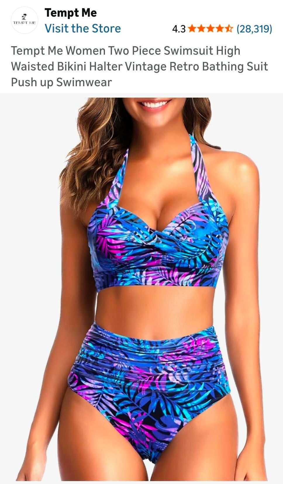 New $20 Women's 2 piece Swimsuit Small
