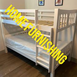 Furniture Bunk Bed, Twin Size Twin Size
