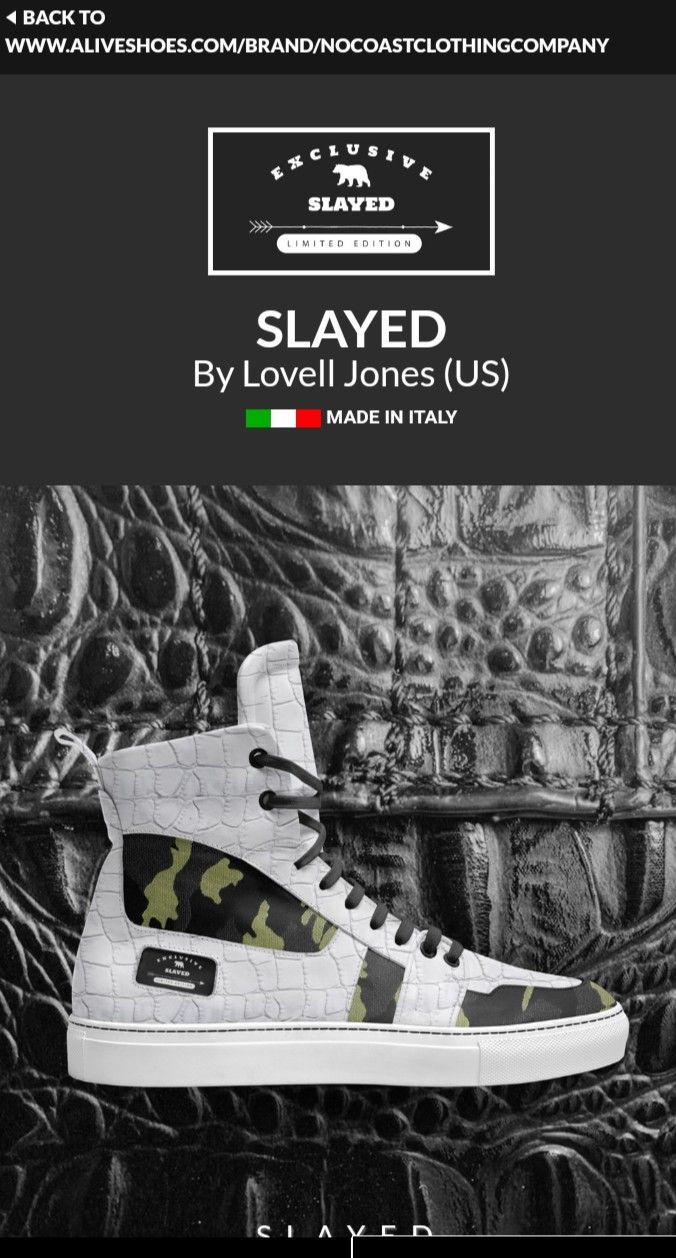 No Coast Custom Made Shoez (Slayed)