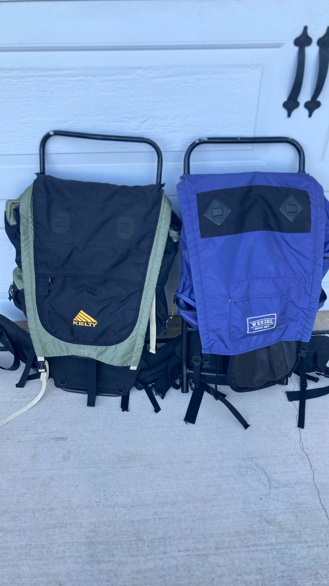 Hiking backpacks