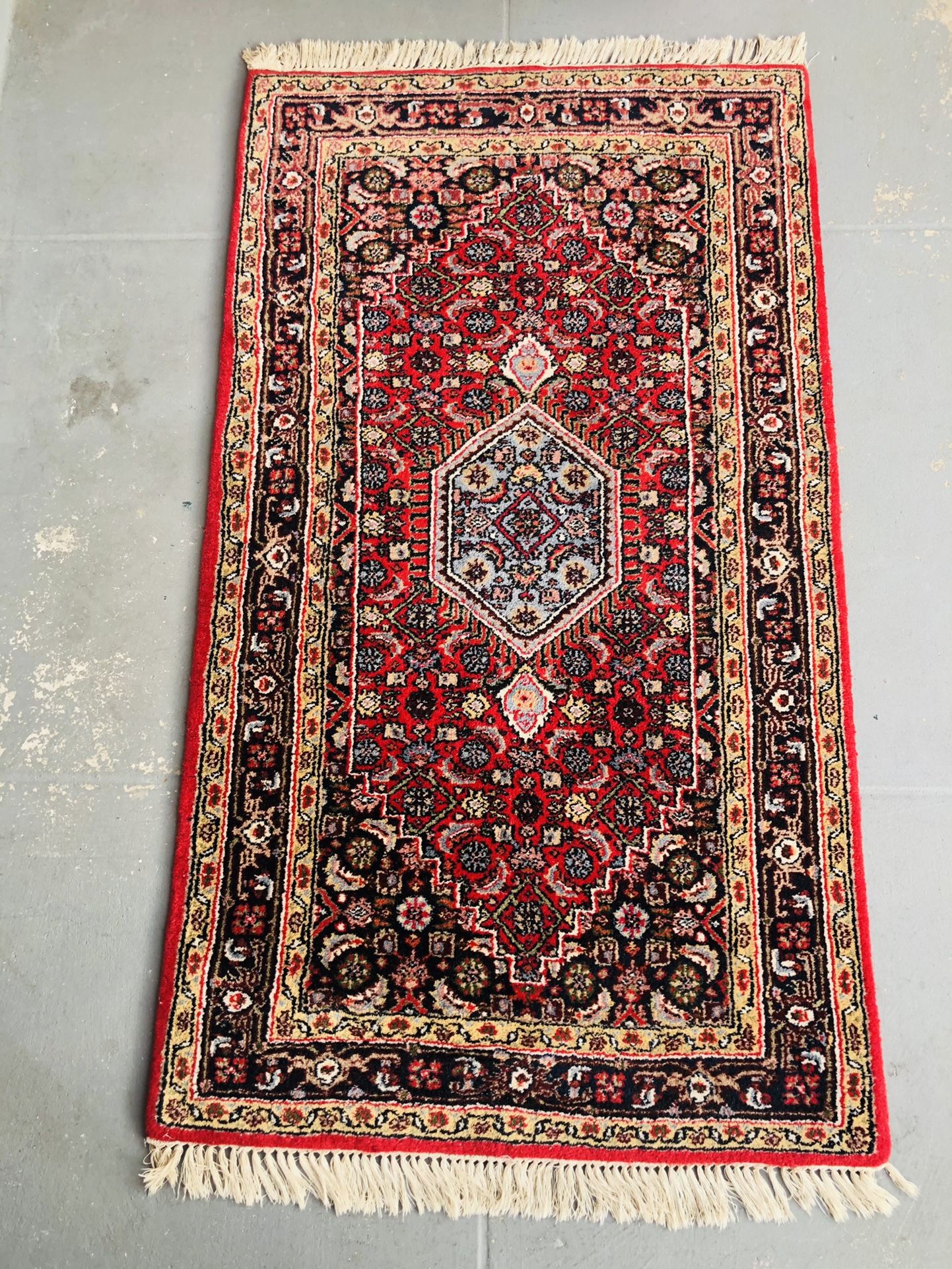 Vintage Persian Rug Hamadan Red