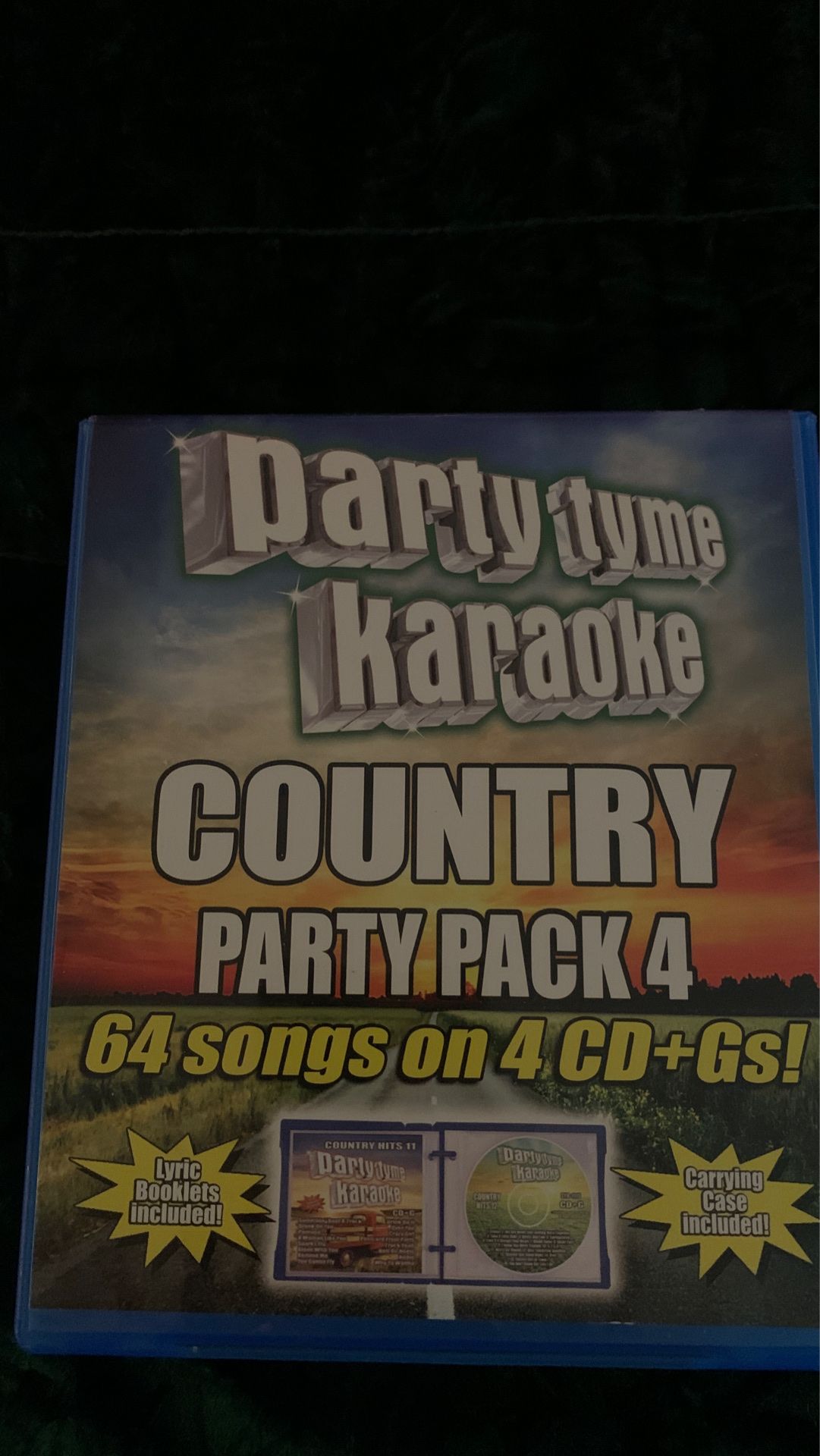 PARTY TYME KARAOKE COUNTRY PARTY PACK 4