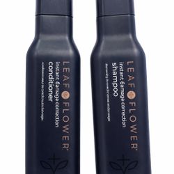 Leaf & Flower Instant Damage Correction Shampoo & Conditioner Set 12oz