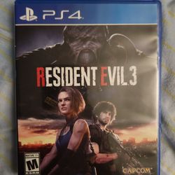 Resident Evil 3 PS4