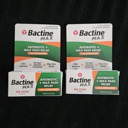 $6 Each (2 Available) Bactine Max