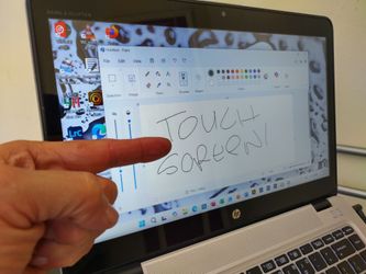 HP Touch Smart notebook 15.6" Win 11 pro Office 365, Photoshop Lightroom+ more $180