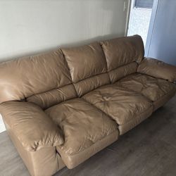 Pleather Couch