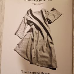 Merchant & Mills Trapeze Dress Pattern New Uncut Sz 8-18