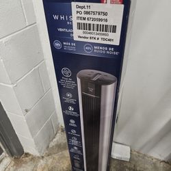 Brand New Lasko Whisper DC Tower Fan TDC401 Ultra Quiet Cooling
