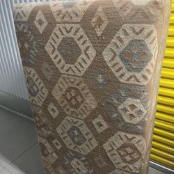 ARHAUS Furniture Aztec Print Ottoman Sample Piece 