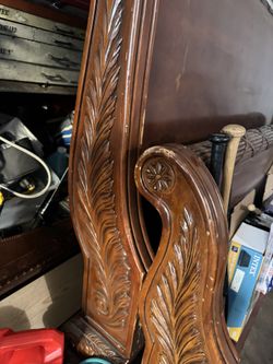 Wood Bed Frame Queen Size