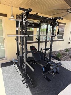 NEW IN BOX- Major Fitness B52 PRO Squat Rack Power Cage Functional Trainer Home Gym Smith Machine
