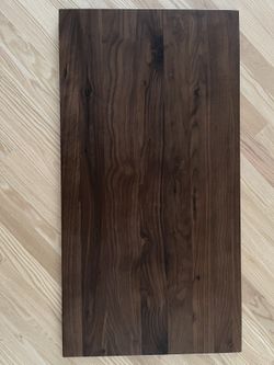 2 Pre-finished Walnut Wood Table Tops Boards Console Sofa Entryway