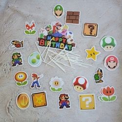 Super Mario Bros Cake Topper