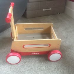 Hape Wooden Wagon/walker