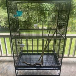 Bird Cage With Accessories 